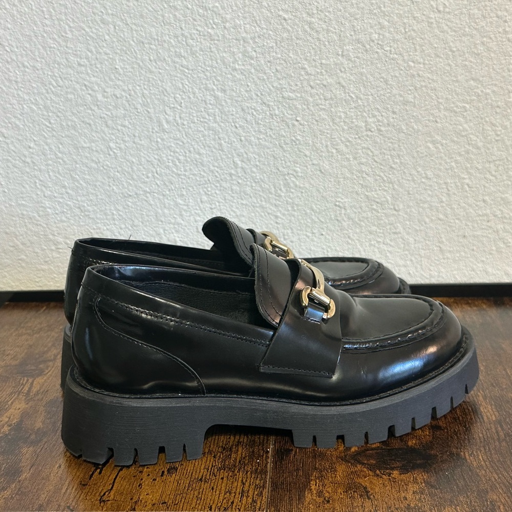 Black Steven Madden Loafers